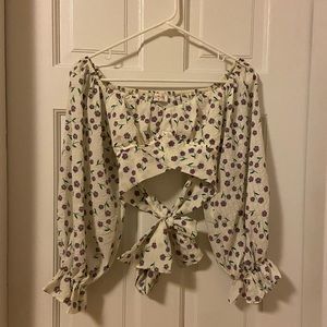 Hello Molly/Rumor Cropped Blouse